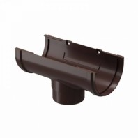 Воронка желоба Docke Standard Ø120/80 мм, цвет: Коричневый