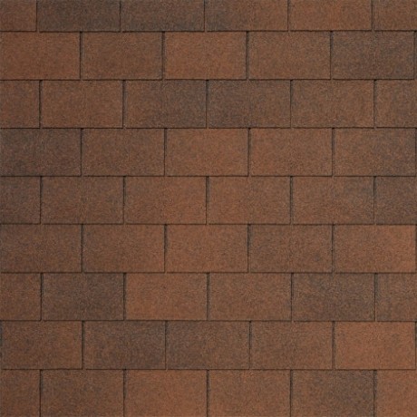 Гибкая черепица Tegola Capri, цвет: Marrone 434