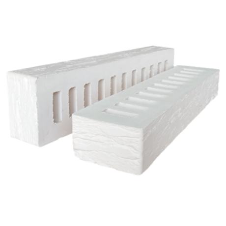 Кирпич Красная гвардия керамический пустотелый, Белый (rock) ригельный, 350х85х50 мм