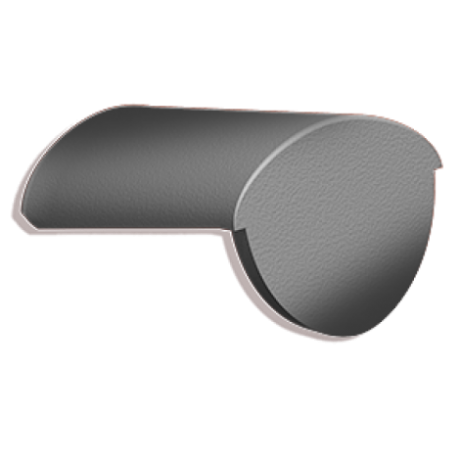 Цементно-песчаная конечная коньковая черепица Kriastak Antik цвет: Серый