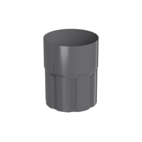 Соединитель труб, Технониколь, Ø90 мм, Puretan, цвет: Графитово-серый