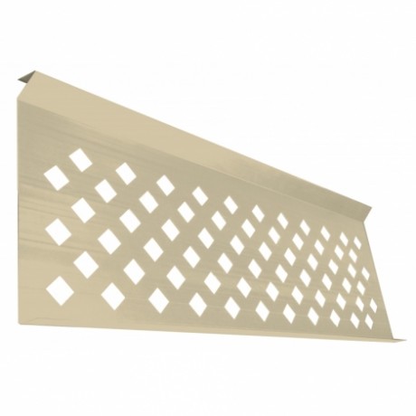 Забор для дома, полотно декоративное Estet Plus 0.36x2.5m RAL 1013