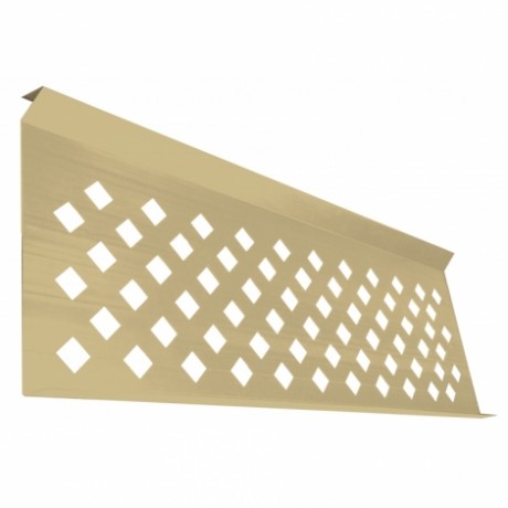 Забор для дачи. полотно декоративное Estet Plus 0.36x2.5m RAL 1014