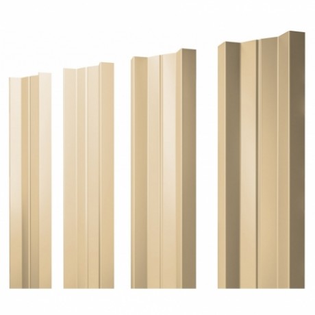 Штакетник М-образный А 0.5 Satin RAL 1015