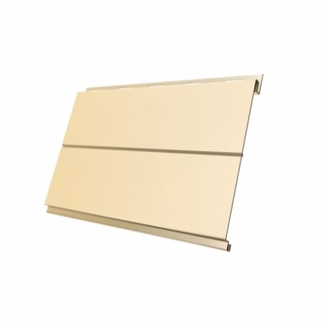 Металлический сайдинг Вертикаль Line GL 0,5 Satin с пленкой, цвет: RAL 1015