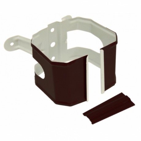 Хомут трубы на деревянную стену Grand Line Vortex, Ø107х74 мм, PE, RR 32