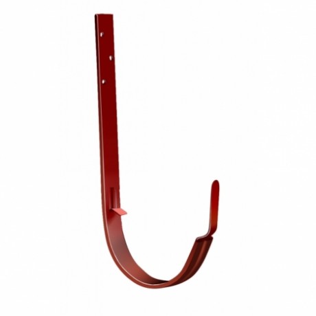 Крюк крепления желоба длинный, Grand Line, Ø125 мм, Granite - double, RAL 8004