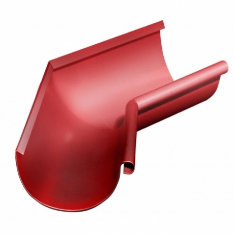 Угол желоба внутренний 135°, Grand Line, Ø125 мм, Granite - double, RAL 3011