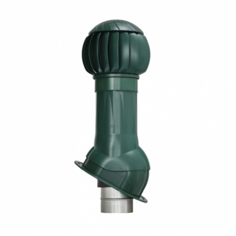 Комплект вентиляции для металлочерепицы Gervent 160 мм, труба изолированная 125 мм, RAL 6005