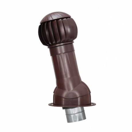 Комплект вентиляции для кровли фальцевой кровли Gervent 160 мм, труба изолированная 125 мм, RAL 8017