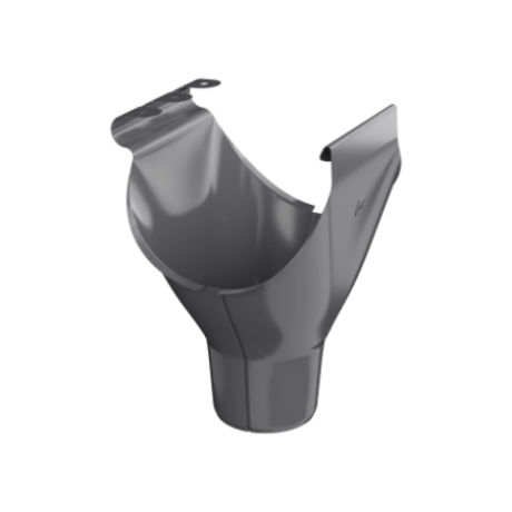 Воронка желоба, Технониколь, Ø125 мм, Puretan, цвет: Графитово-серый