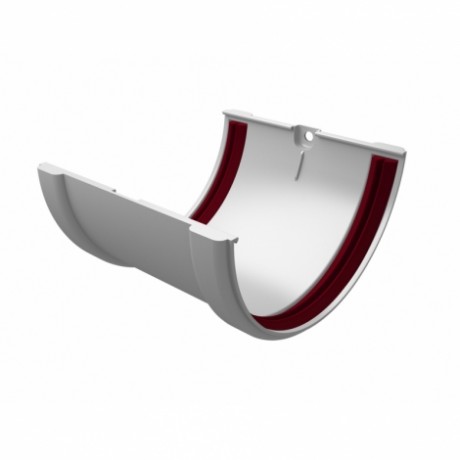 Соединитель желобов Grand Line Ø120 мм, RAL 9003