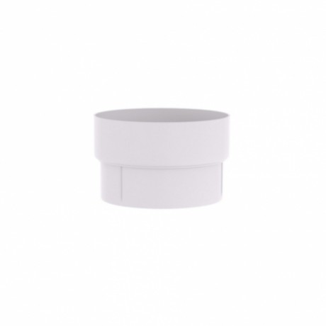 Соединитель труб Grand Line Дизайн Ø90 мм, RAL 9003