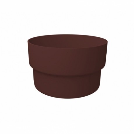 Соединитель труб Grand Line Ø90 мм, RAL 8017