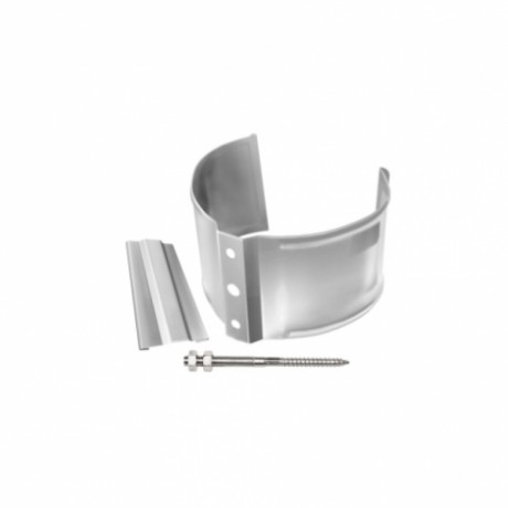 Хомут трубы металлический под кирпич Grand Line Дизайн Ø135 мм, RAL 9003