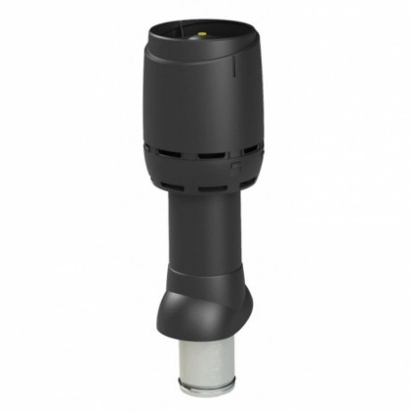 Вентиляционный выход VILPE изолированный 125P/IS/500 FLOW черный