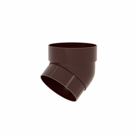 Колено трубы 45˚ Grand Line Дизайн Ø90 мм, RAL 8017