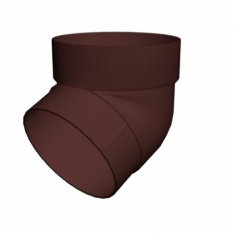 Колено трубы 67˚ Grand Line Ø90 мм, RAL 8017