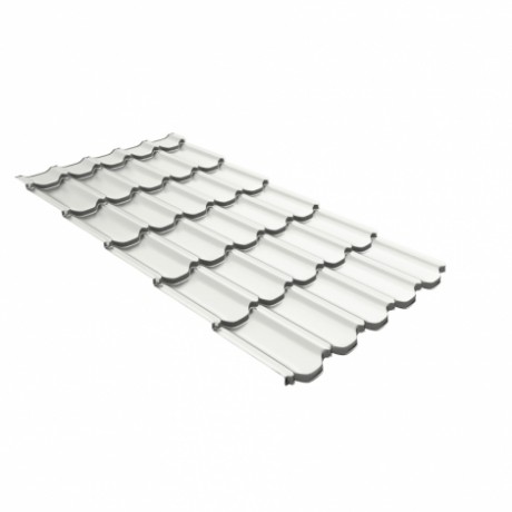 Металлочерепица Grand Line Kvinta Plus 3D, 0.5 мм, Satin, RAL 9003