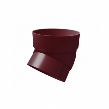 Колено трубы 45˚ Grand Line Дизайн Ø90 мм, RAL 3005