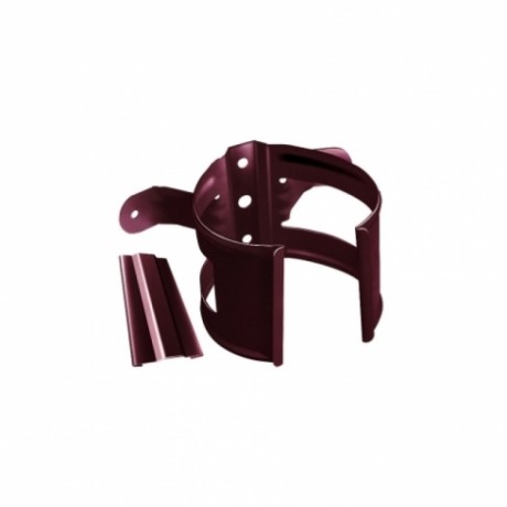 Хомут трубы металлический под дерево Grand Line Дизайн Ø135 мм, RAL 3005