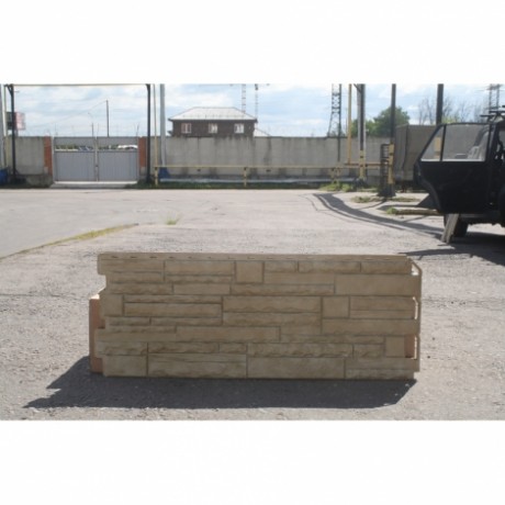 Фасадные панели Альта-Профиль, скалистый камень, цвет: алтай