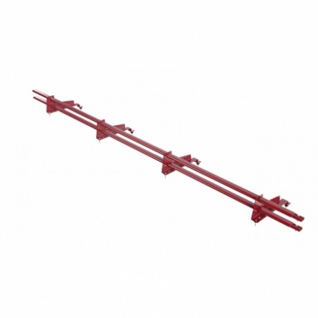 Снегозадержатель на металлочерепицу BORGE с высокой ступенькой, шаг обрешетки 400 мм, L=3000 мм, RAL 3003