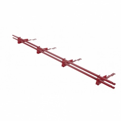 Снегозадержатель для натуральной черепицы BORGE, L=3000 мм, RAL 3003