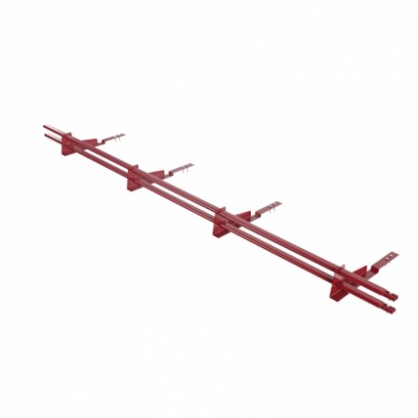 Снегозадержатель для композитной черепицы BORGE, L=3000 мм, RAL 3003