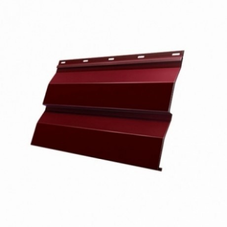 Металлический сайдинг GL корабельная доска 0,5 мм Satin, цвет: RAL 3005