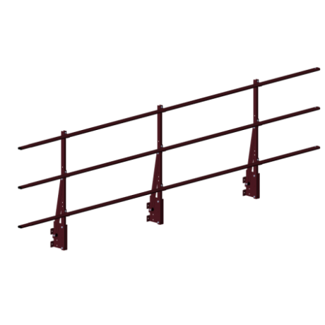 Блок парапетного ограждения Roofsystems Elite 900x3000mm RAL 3005