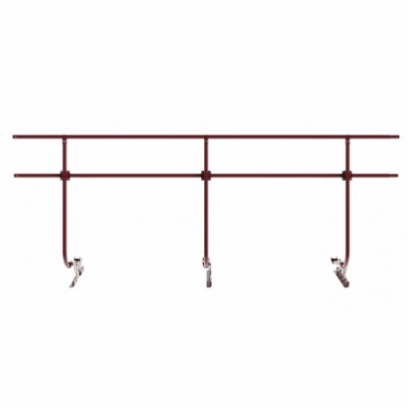 Ограждение для фальцевой кровли Borge, H=1200 мм, L=3000 мм, RAL 3005