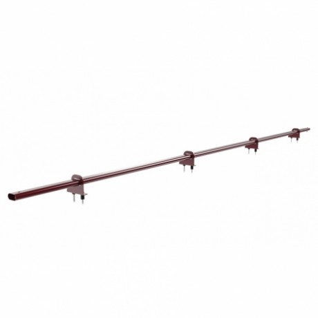 Снегозадержатель на металлочерепицу BORGE, однотрубчатый, L=3000 мм, RAL 3005