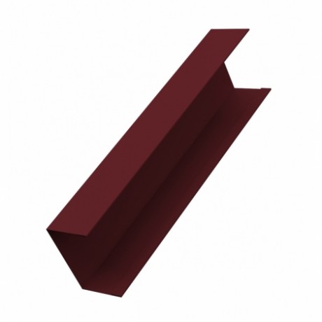 Крышка забора жалюзи Milan,Tokio 65х40 мм., 0.5 мм., Satin, RAL 3005