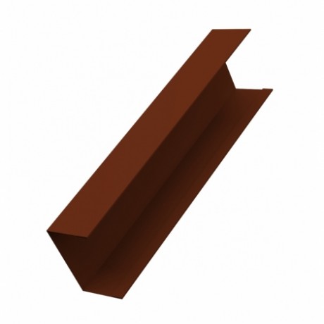 Крышка забора жалюзи Milan,Tokio 65х40 мм., 0.5 мм., Satin, RAL 3009