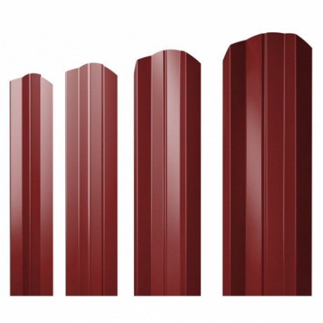 М-образный А фигурный штакетник 0.5 Satin RAL 3011