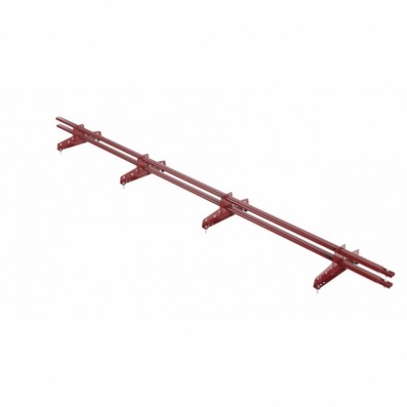 Снегозадержатели Борге на металлочерепицу 3000mm RAL 3011