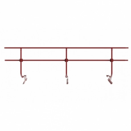 Ограждение для фальцевой кровли Borge, H=900 мм, L=3000 мм, RAL 3011