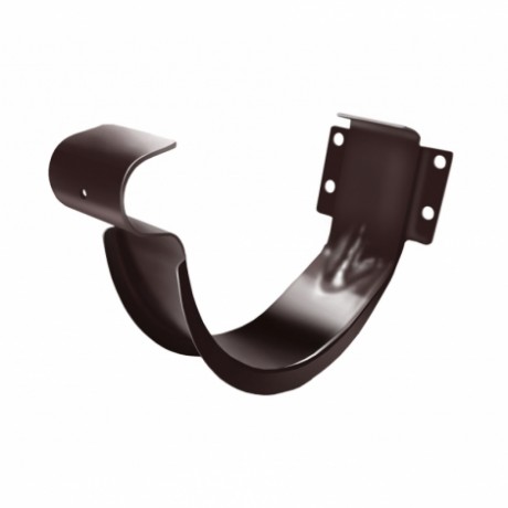 Крюк крепления желоба короткий, Grand Line, Ø125 мм, Granite - double, RAL 8017