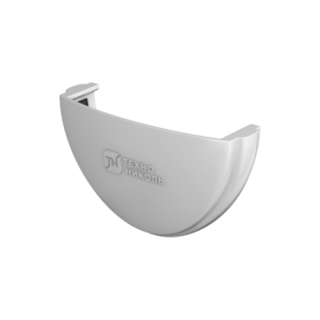 Заглушка желоба универсальная Технониколь Ø125 мм, цвет: Белый