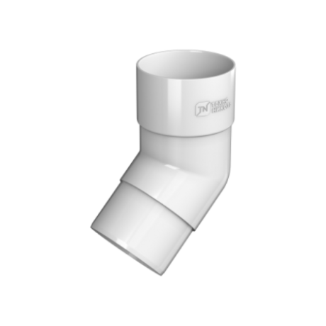 Колено трубы 135˚ Технониколь Ø82 мм, цвет: Белый