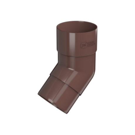 Колено трубы 135˚ Технониколь Ø82 мм, цвет: Коричневый