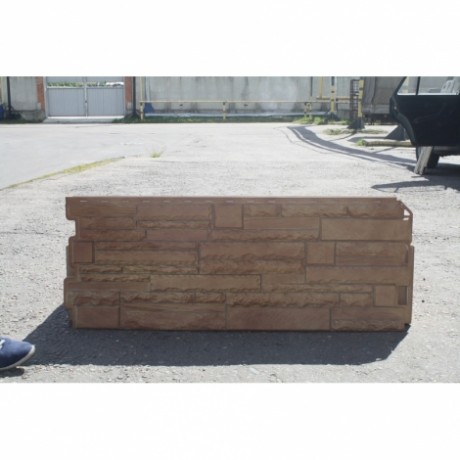 Фасадные панели Альта-Профиль, скалистый камень, цвет: альпы