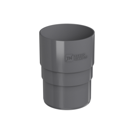 Соединитель труб Технониколь Ø82 мм, цвет: Серый