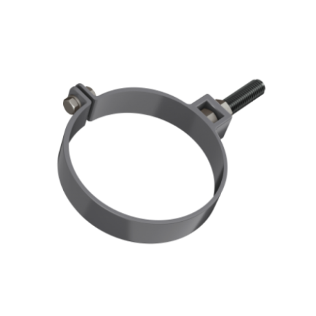 Хомут трубы универсальный Технониколь Ø82 мм, цвет: Серый