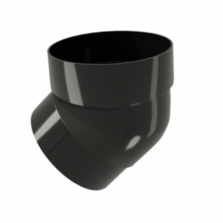 Колено трубы 45˚ Grand Line Дизайн Ø90 мм, RAL 9005