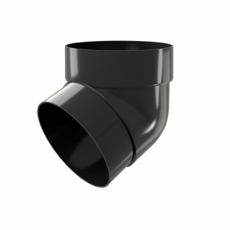 Колено трубы 45˚ Grand Line Ø90 мм, RAL 9005