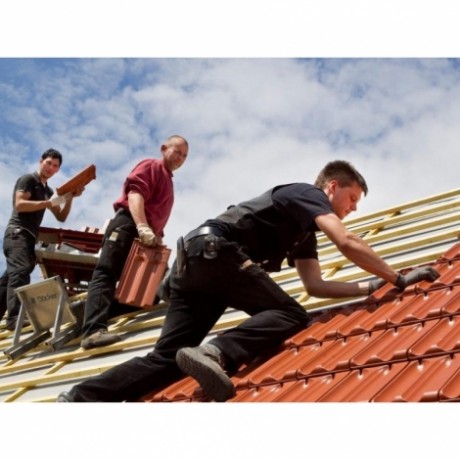 Монтаж керамической черепицы