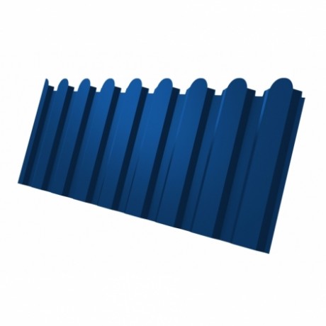 Профнастил C 20А, фигурный, РЕ, 0.45 мм, RAL 5005