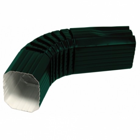 Колено трубы 62° Grand Line Vortex, Ø107х74 мм, PE, RAL 6005